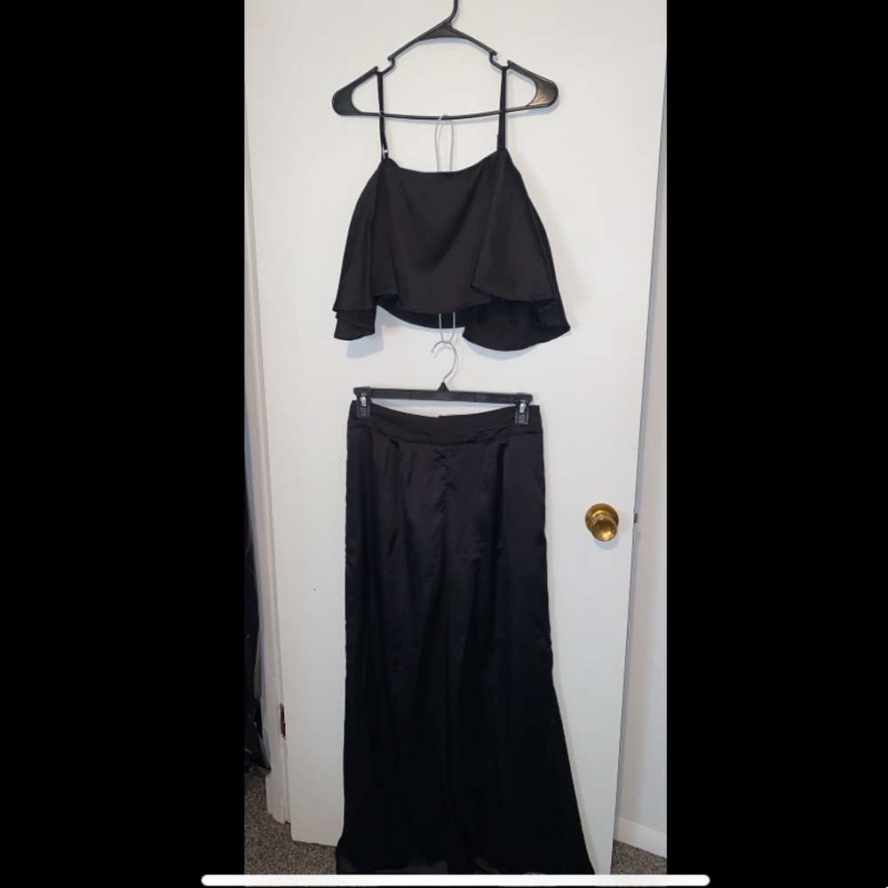 2 Piece Satin Set